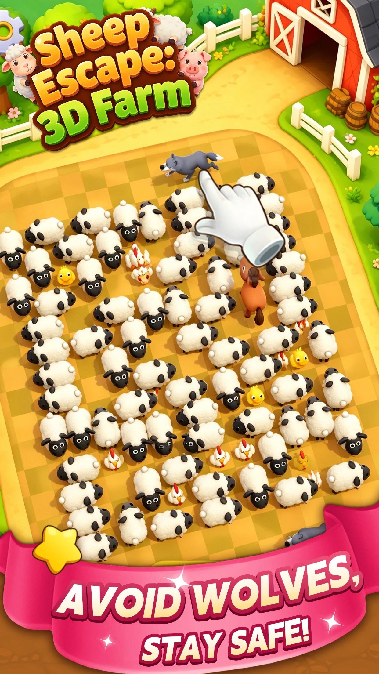 Sheep Escape: 3D Farm screenshot