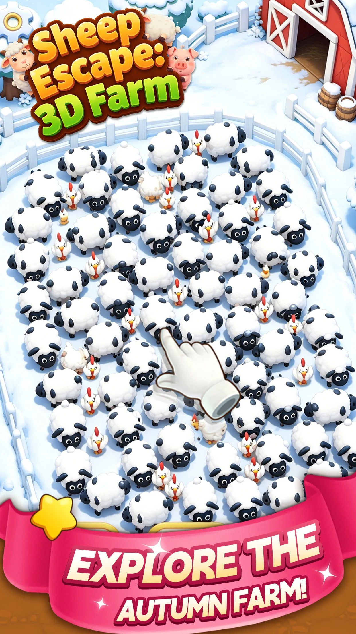 Sheep Escape: 3D Farm screenshot